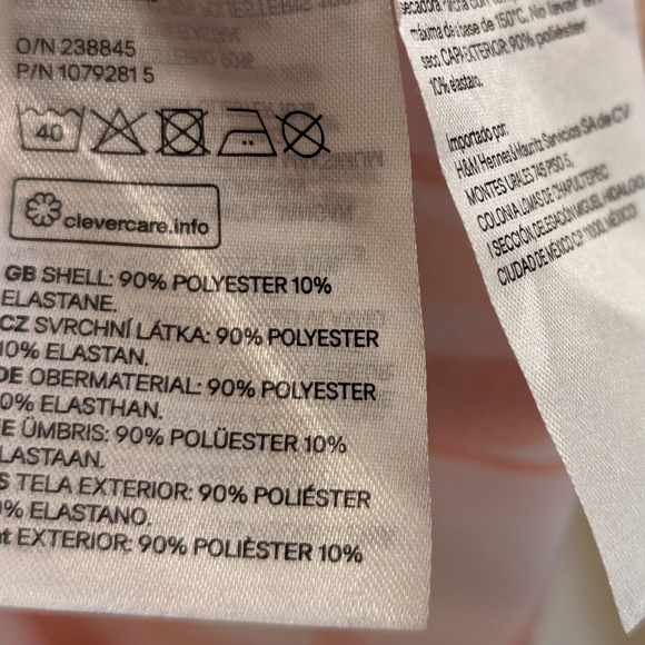 H&M🧡 V-Neck 70s Cutout Dress Pastel Sz Medium - Picture 6 of 6